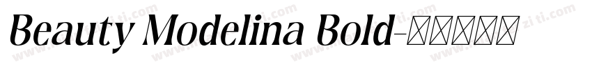 Beauty Modelina Bold字体转换